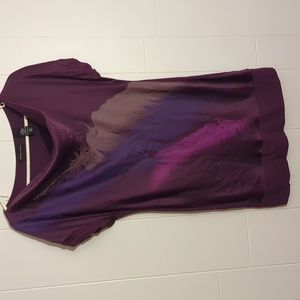 Going out top - plum, xsmall